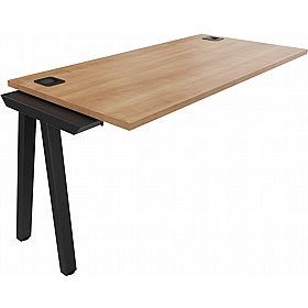 Linnea Shallow A-Frame Rectangular Bench Extension Desks