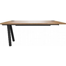 Linnea Shallow A-Frame Rectangular Bench Extension Desks - Office Furniture