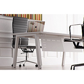 Linnea Shallow A-Frame Rectangular Starter Bench Desks - Office Furniture
