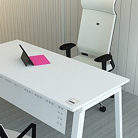 Linnea Shallow A-Frame Rectangular Starter Bench Desks - Office Furniture