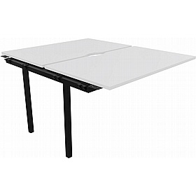 Linux II Rectangular Back to Back Bench Extension Desks - Office Furniture