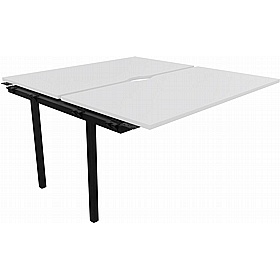 Linux II Rectangular Back to Back Bench Extension Desks - Office Furniture