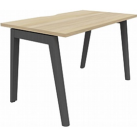 Linux II Scandi A-Frame Rectangular Bench Desks - Office Furniture