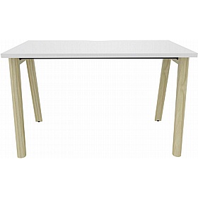 Linux II Scandi A-Frame Rectangular Bench Desks - Office Furniture