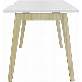 Linux II Scandi A-Frame Rectangular Bench Desks - Office Furniture