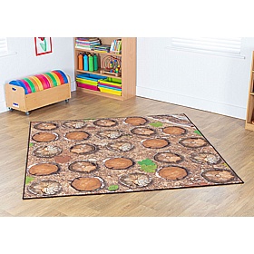 Natural World Woodland Double Sided Carpet - Education