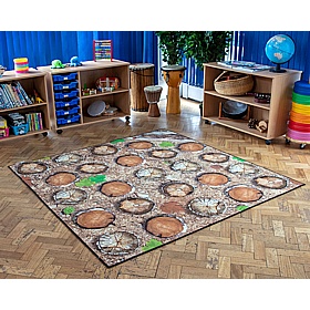 Natural World Woodland Double Sided Carpet - Education