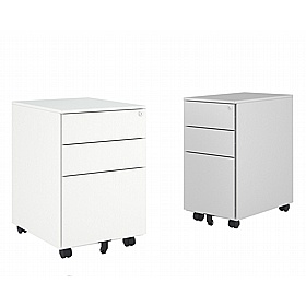 Elite Tall Narrow Under Desk Steel Mobile Pedestals - Office Furniture