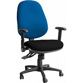 Kirby Duo Jumbo Heavy Duty 3-Lever Task Chairs