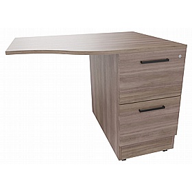Elite Wave Desk High Extension Pedestal - Office Furniture