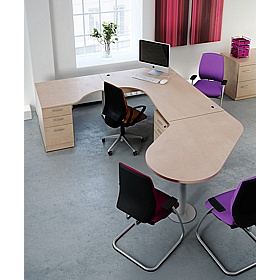 Elite Wave Desk High Extension Pedestal - Office Furniture