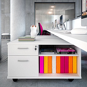 Elite Low Mobile Personal Storage Pedestals - Office Furniture