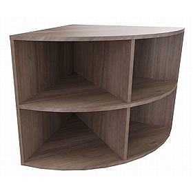 Elite Desk High Radial Bookcases