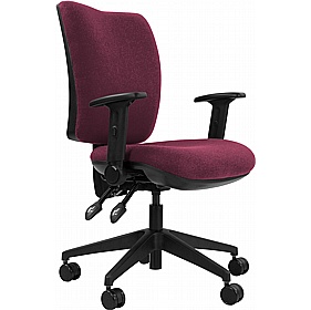 Grendon Deluxe 3-Lever Operator Chairs - Office Furniture