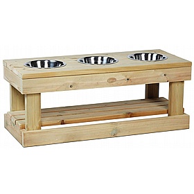 Adventure Tots Nursery Outdoor 3 Station Sensory Work Bench - Education