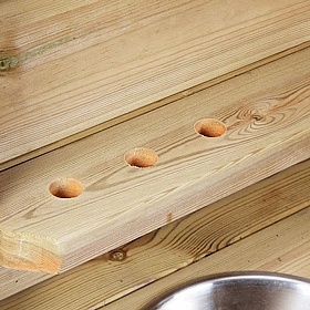 Adventure Tots Nursery Outdoor 5 Station Kitchen - Education