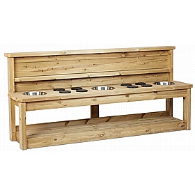 Adventure Tots Nursery Outdoor 5 Station Kitchen - Education