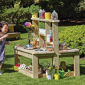 Adventure Tots Nursery Outdoor Island Kitchen