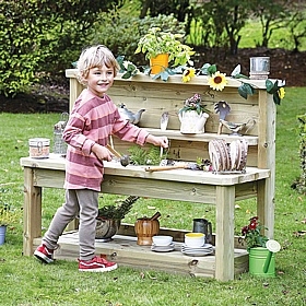 Adventure Tots Nursery Outdoor Multi Mud Bench