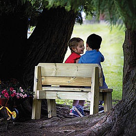 Adventure Tots Nursery Outdoor Buddy Bench - Education