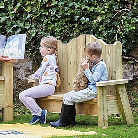 Adventure Tots Nursery Outdoor Story Telling Bench