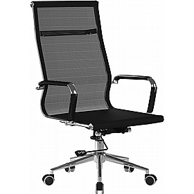 Aura Contemporary High Back Mesh Executive Office Chair
