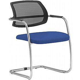 Moulton Low Back Mesh Cantilever Meeting and Conference Chairs