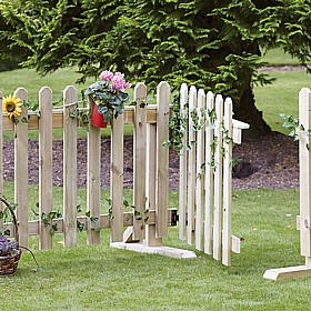 Adventure Tots Nursery Outdoor Modular Fence Panels