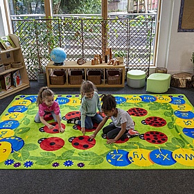 Back to Nature Chloe Caterpillar Numeracy & Literature Carpet