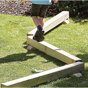 Adventure Tots Nursery Outdoor Balance Beam