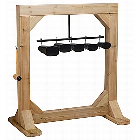 Adventure Tots Nursery Outdoor Sensory Chime Cowbell Frame - Education