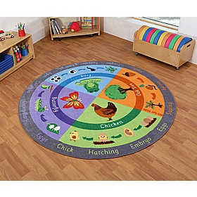 Life Cycle Carpet - Education