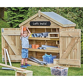 Adventure Tots Nursery Outdoor Loose Parts Lodge