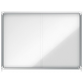 Nobo Premium Plus Sliding Door Magnetic Drywipe Whiteboards - Office Furniture