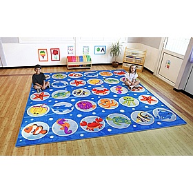 Under the Sea Large Placement Carpet - Education