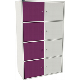 Silverline M:Line 8 Person Metal Personal Locker