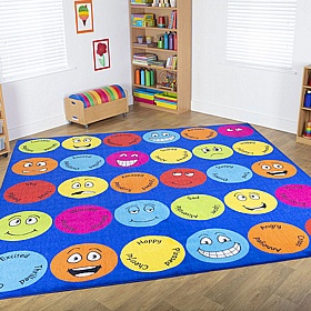Emotions Large Square Placement Carpet