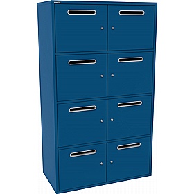 Silverline M:Line 8 Person Metal Postal Locker - Lockers & Cloakroom