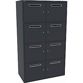 Silverline M:Line 8 Person Metal Postal Locker - Lockers & Cloakroom