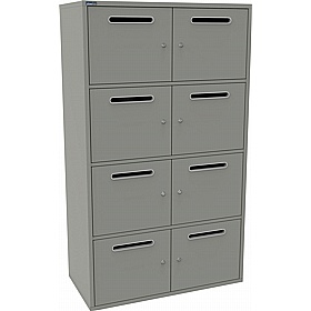 Silverline M:Line 8 Person Metal Postal Locker - Lockers & Cloakroom