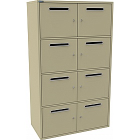Silverline M:Line 8 Person Metal Postal Locker - Lockers & Cloakroom