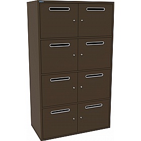 Silverline M:Line 8 Person Metal Postal Locker - Lockers & Cloakroom