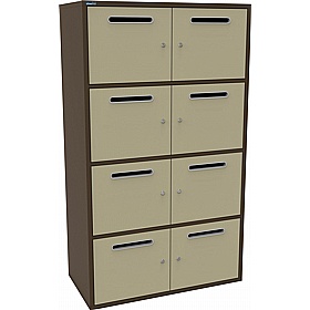Silverline M:Line 8 Person Metal Postal Locker - Lockers & Cloakroom
