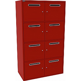 Silverline M:Line 8 Person Metal Postal Locker - Lockers & Cloakroom