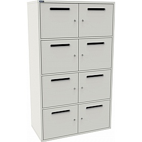 Silverline M:Line 8 Person Metal Postal Locker - Lockers & Cloakroom