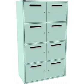Silverline M:Line 8 Person Metal Postal Locker - Lockers & Cloakroom