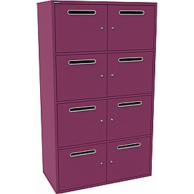 Silverline M:Line 8 Person Metal Postal Locker - Lockers & Cloakroom