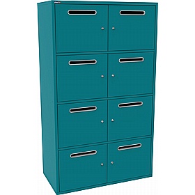 Silverline M:Line 8 Person Metal Postal Locker - Lockers & Cloakroom