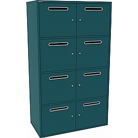 Silverline M:Line 8 Person Metal Postal Locker - Lockers & Cloakroom