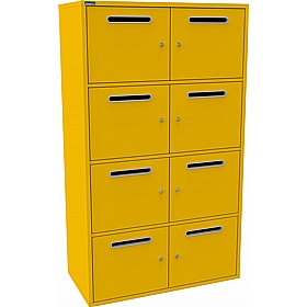 Silverline M:Line 8 Person Metal Postal Locker - Lockers & Cloakroom